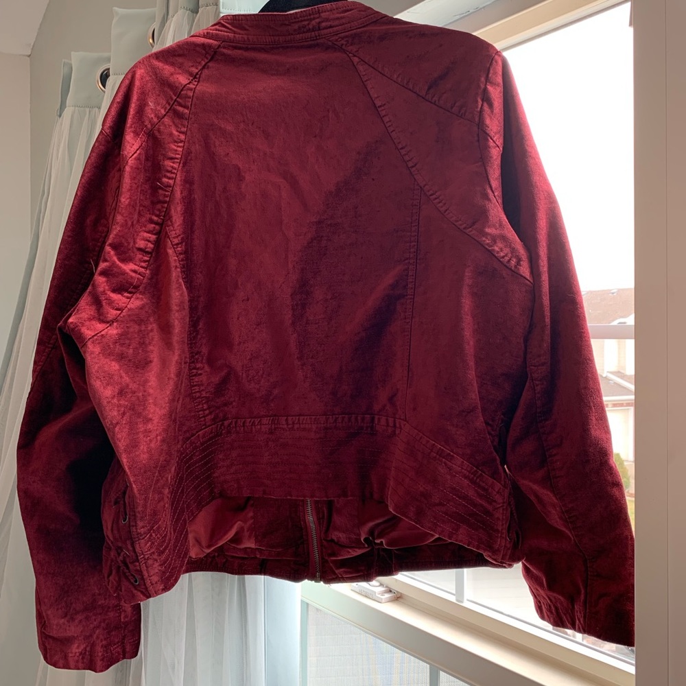 Torrid Velvet Moto Jacket Size 3